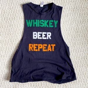 St Patty’s Day Cut Off Tee